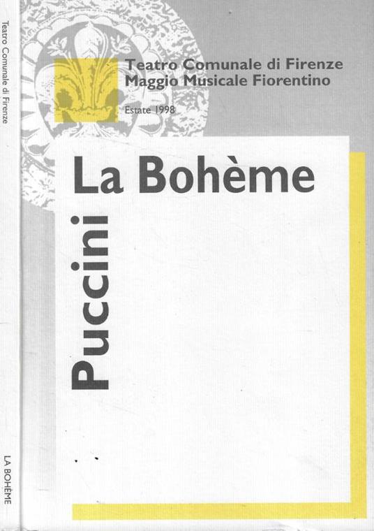 La Bohème - Puccini - copertina