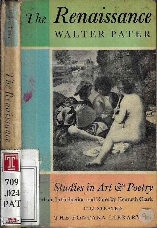 The Renaissance - Walter Pater - copertina