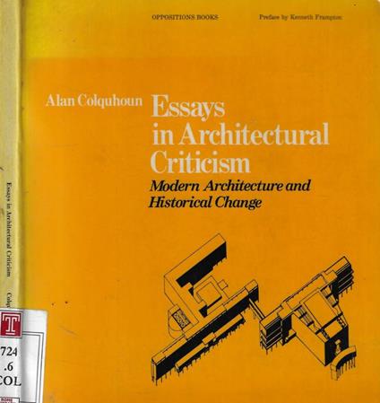 Essays in Architectural Criticism - copertina