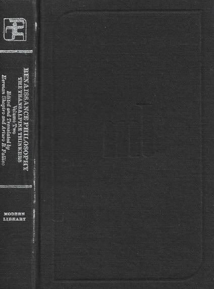 Renaissance Philosophy. Volume II: The Transalpine Thinkers - copertina