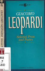 Selected Prose and Poetry