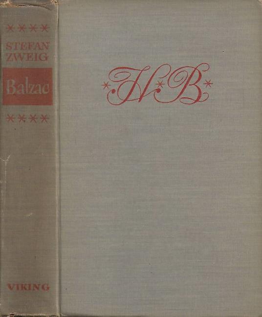 Balzac - Stefan Zweig - copertina