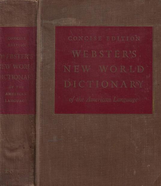 Webster's new world dictionary - copertina