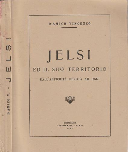 Jelsi - Vincenzo D'Amico - copertina