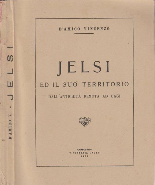 Jelsi - Vincenzo D'Amico - copertina