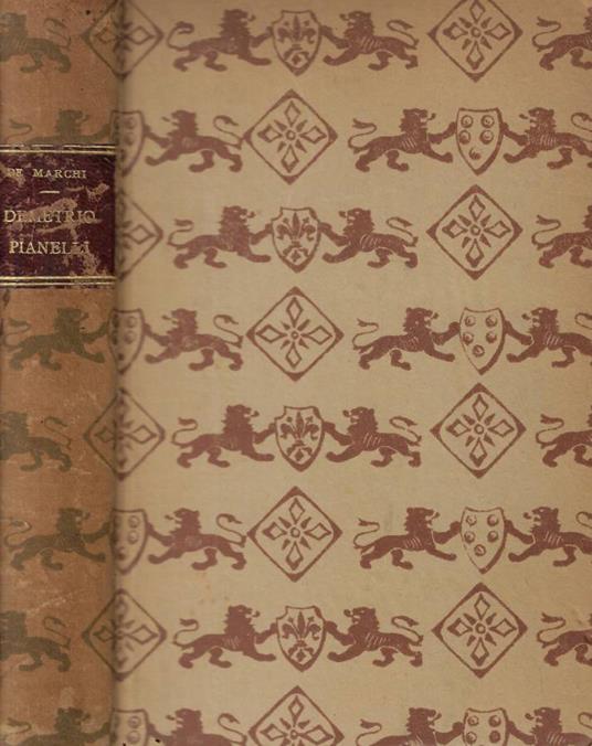 Demetrio Pianelli - Emilio De Marchi - copertina