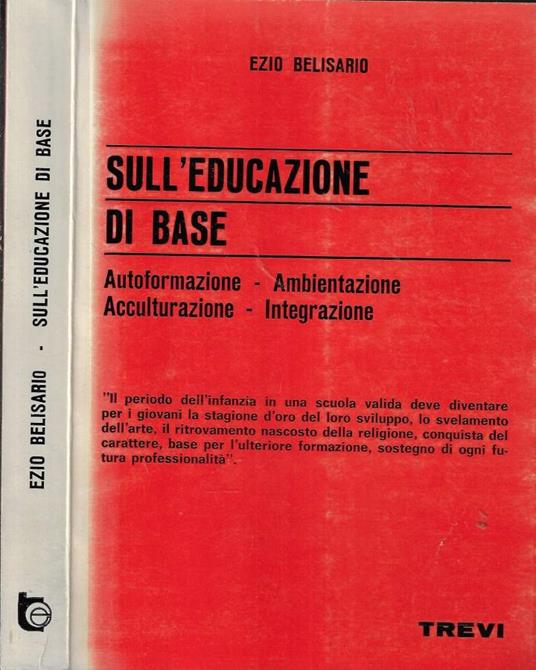 Sull' educazione di base ( Autografo ) - copertina