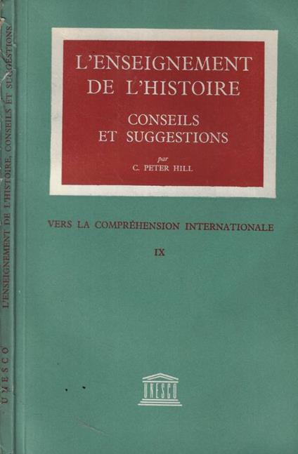 L' enseignement de l'histoire - copertina
