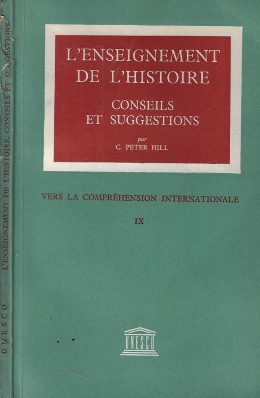 L' enseignement de l'histoire - copertina