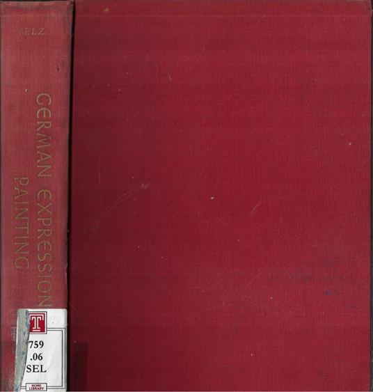 German expressionist painting - Peter Selz - copertina