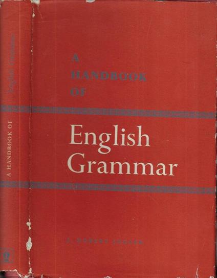 A handbook of english grammar - copertina