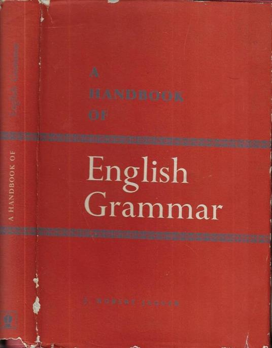 A handbook of english grammar - copertina