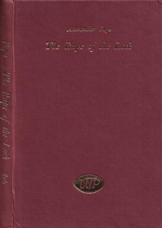 The rape of the lock - Alexander Pope - copertina
