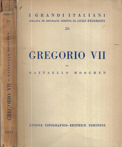 Gregorio VII - Raffaello Morghen - copertina