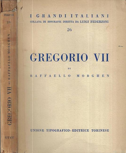 Gregorio VII - Raffaello Morghen - copertina