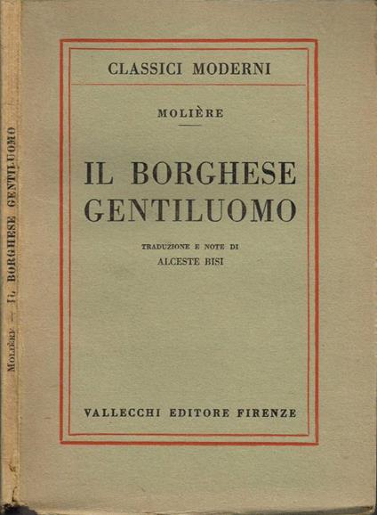 Il borghese gentiluomo - copertina