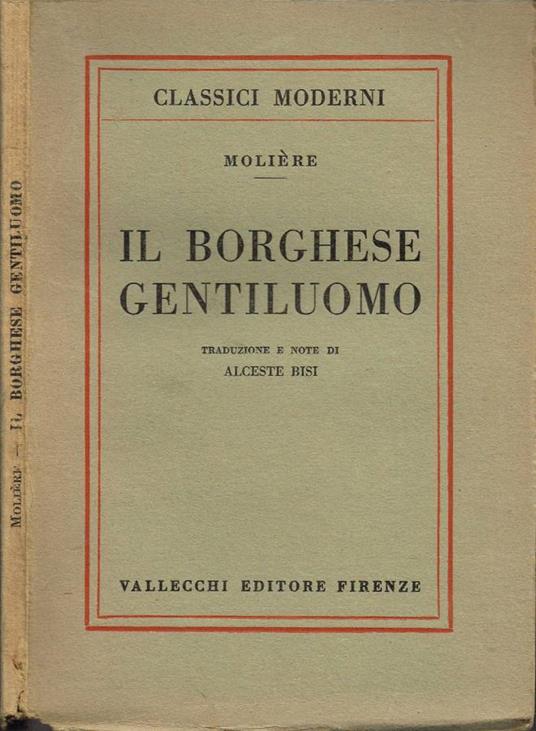 Il borghese gentiluomo - copertina