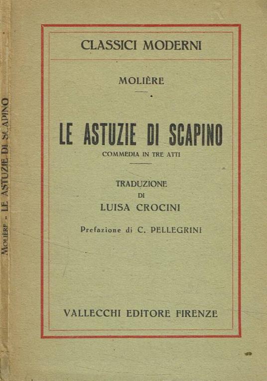 Le astuzie di Scapino - Molière - copertina