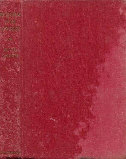 Requiem for a Wren - Nevil Shute - copertina