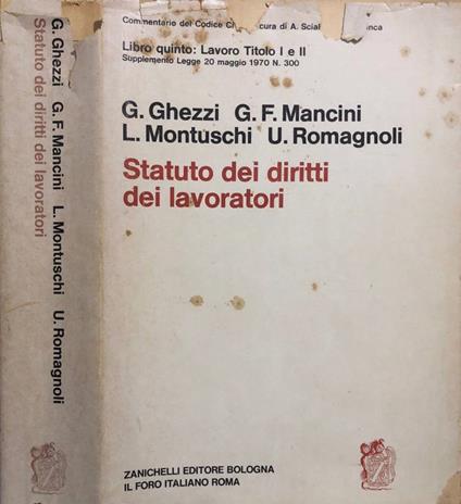 Commentario del Codice Civile vol V, titoli I e II - copertina