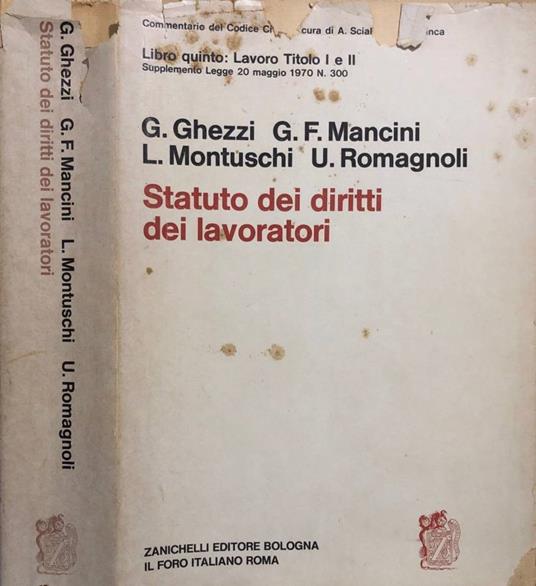 Commentario del Codice Civile vol V, titoli I e II - copertina