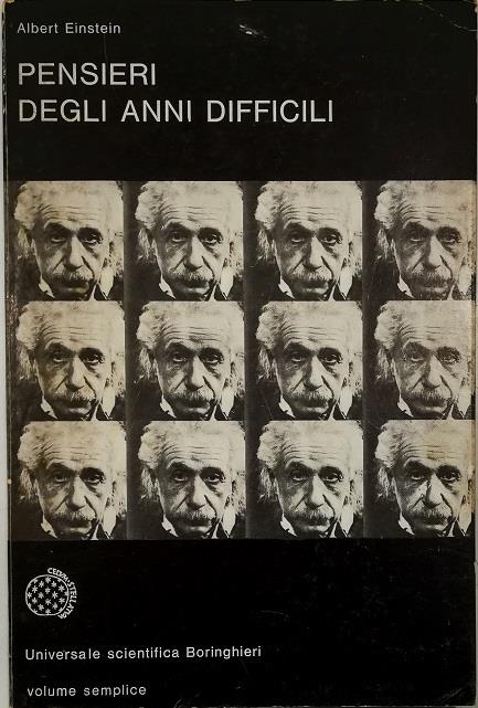 Pensieri degli anni difficili - copertina