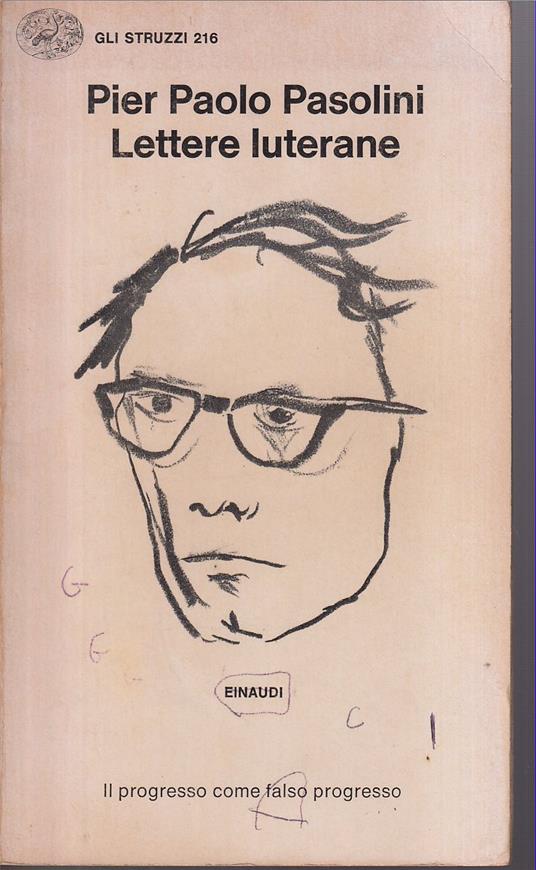 Lettere luterane - Pier Paolo Pasolini - copertina