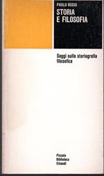 Storia e filosofia Saggi sulla storiografia filosofica