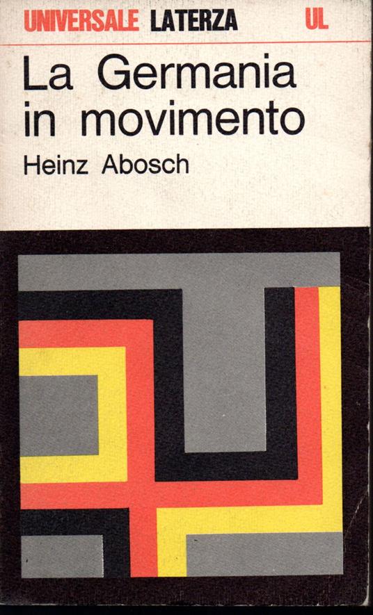 Germania in movimento - Heinz Abosch - copertina