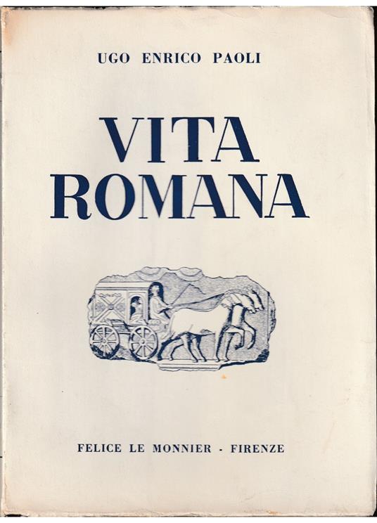 Vita romana - Ugo Enrico Paoli - copertina