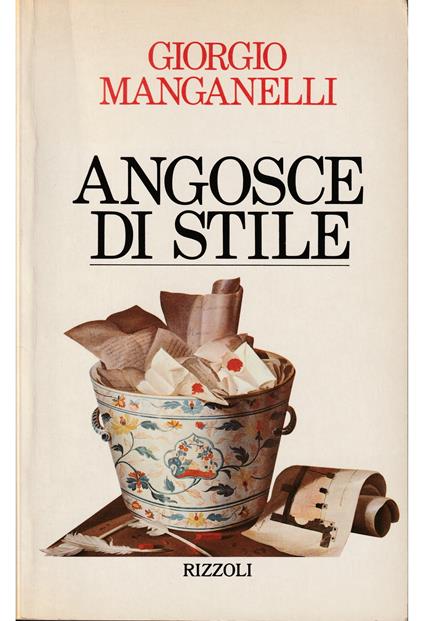 Angosce di stile - Giorgio Manganelli - copertina