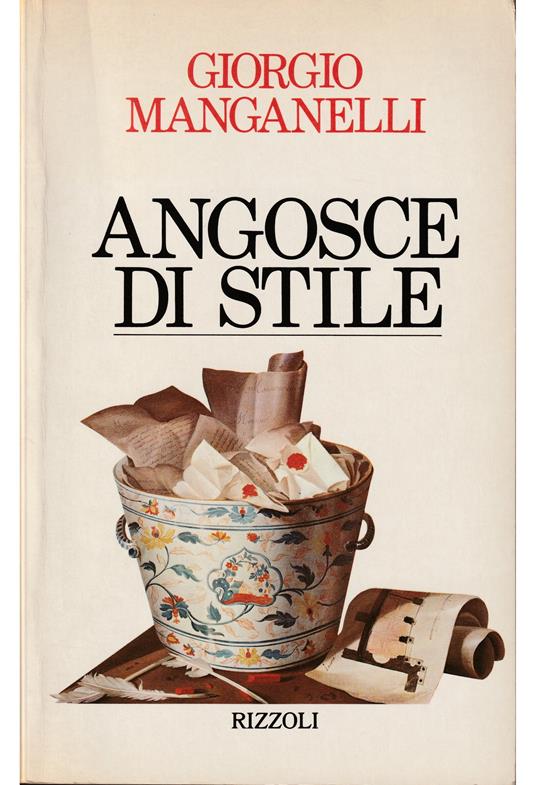 Angosce di stile - Giorgio Manganelli - copertina