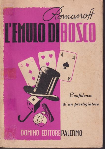 L' emulo di Bosco Confidenze di un prestigiatore - copertina