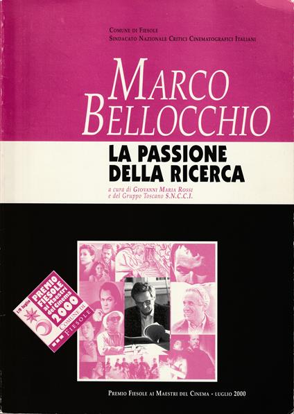 Marco Bellocchio La passione della ricerca - copertina