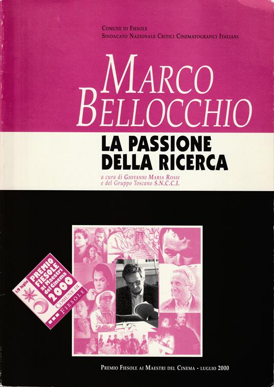 Marco Bellocchio La passione della ricerca - copertina