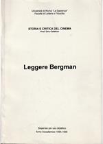 Leggere Bergman Dispense per uso didattico Anno Accademico 1995-1996