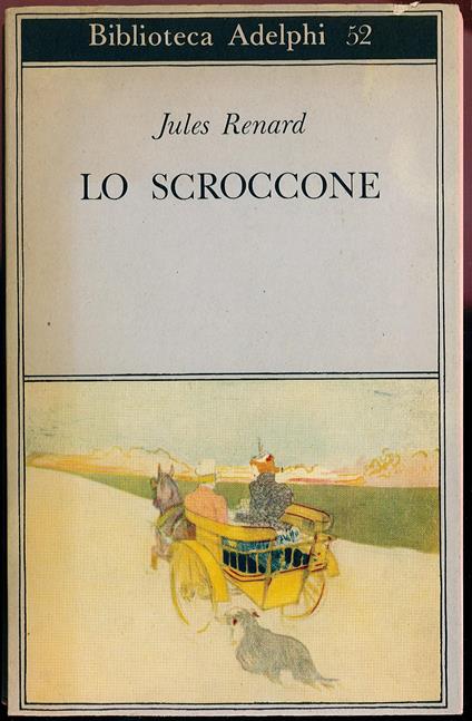 Lo scroccone - Jules Renard - copertina