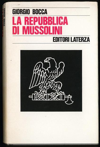 Repubblica di Mussolini - Giorgio Bocca - copertina