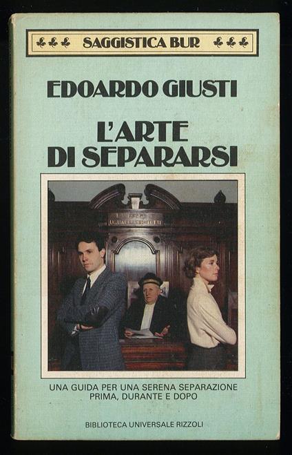 L' arte di separarsi - Edoardo Giusti - copertina