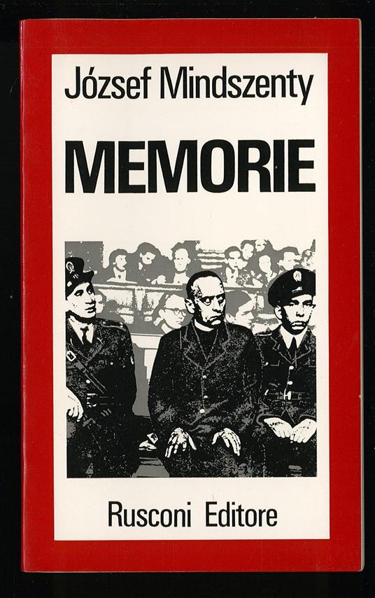 Memorie - József Mindszenty - copertina