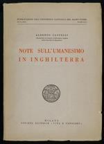 Note sull'umanesimo in Inghilterra
