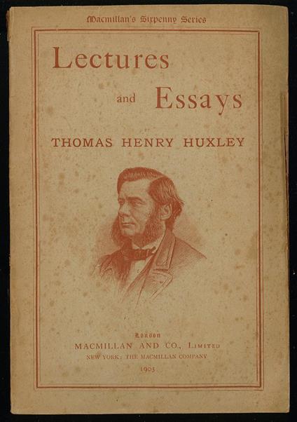 Lectures and essays - Thomas H. Huxley - copertina