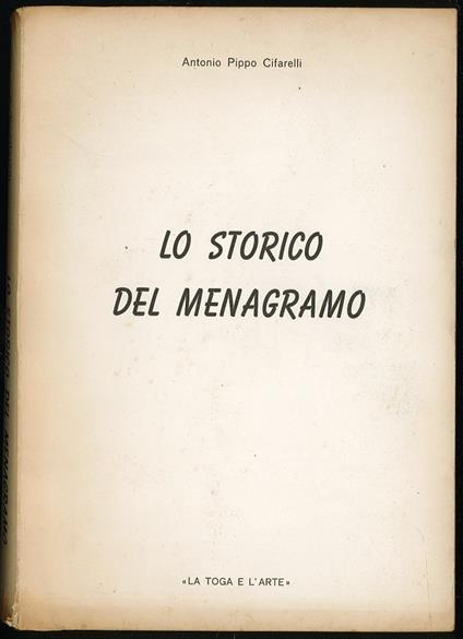 Lo storico del menagramo - copertina