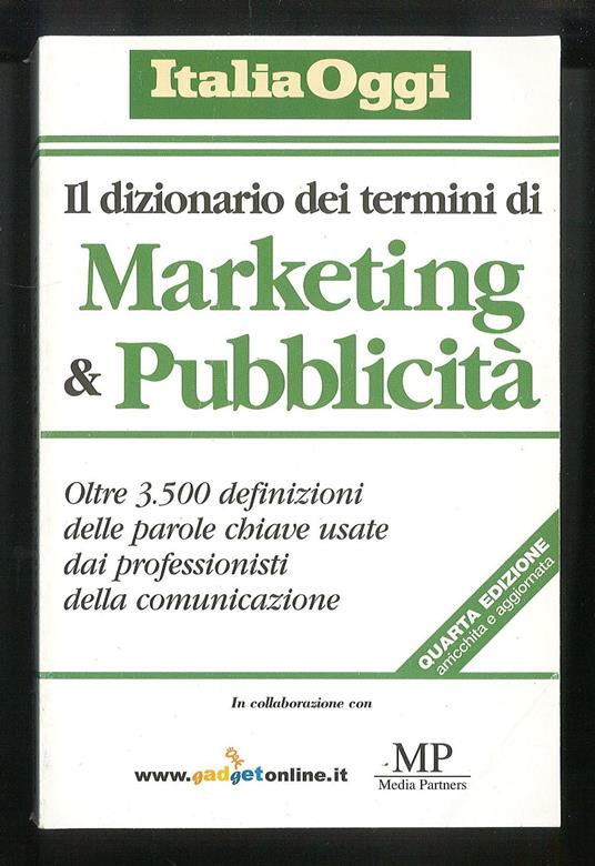 Il dizionario dei termini di marketing & pubblicità - Autori Vari - copertina