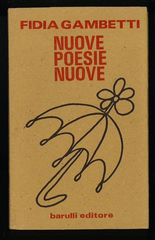 Nuove poesie nuove - Fidia Gambetti - copertina