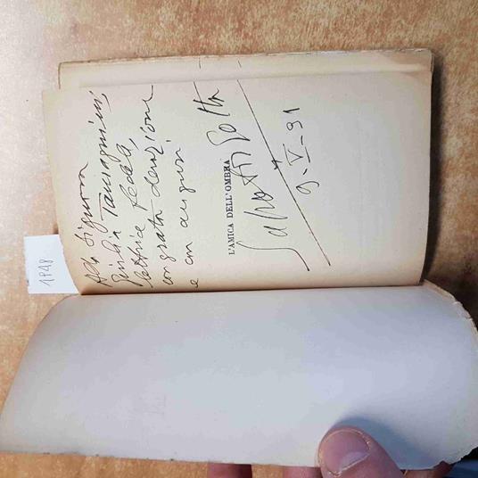 SALVATOR GOTTA autografato! L'AMICA DELL'OMBRA 1931 BALDINI & CASTOLDI - Salvator Gotta - copertina