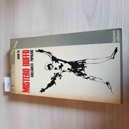 MISTERO BUFFO GIULLARATA POPOLARE - DARIO FO - BERTANI EDITORE - 1974 la comune - Dario Fo - copertina