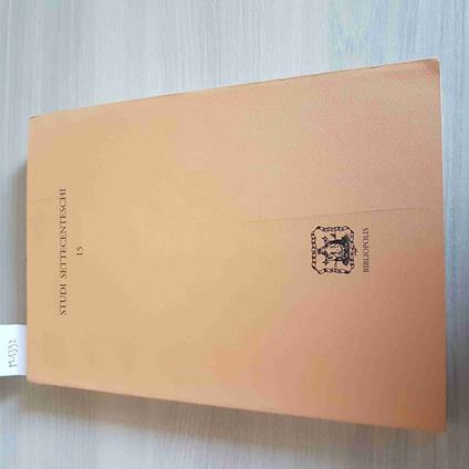 STUDI SETTECENTESCHI 15 benedetto croce stendhal verri gozzi BIBLIOPOLIS 1995 - copertina