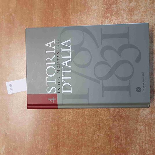 MONTANELLI STORIA D'ITALIA CORRIERE giacobina, carbonara, napoleonica - Indro Montanelli - copertina