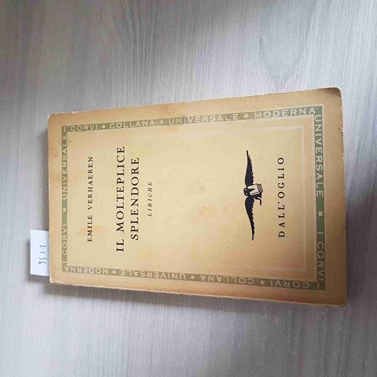 Il Molteplice Splendore - Emile Verhaeren - Dall'Oglio - Emile Verhaeren - copertina